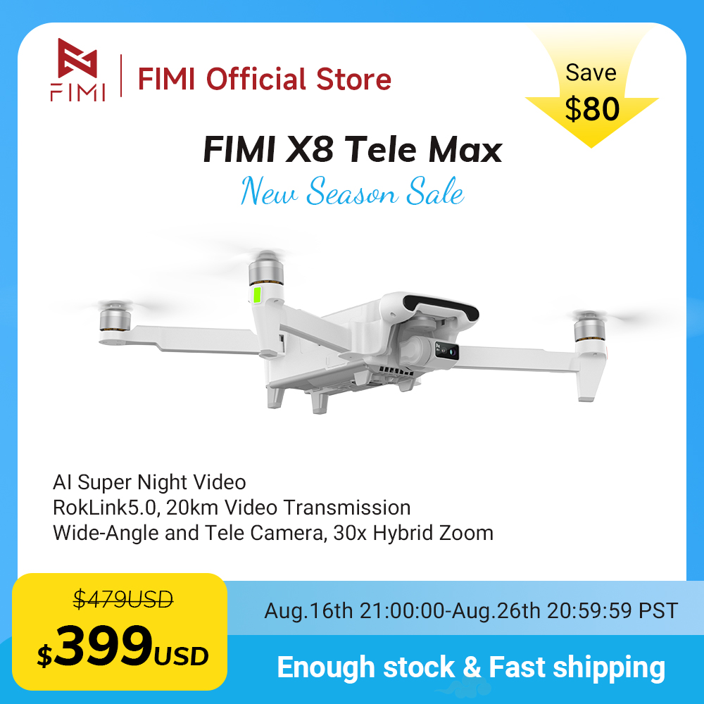 Drone Thermal Imaging - FIMI X8 Tele Max Nieuwe Drone