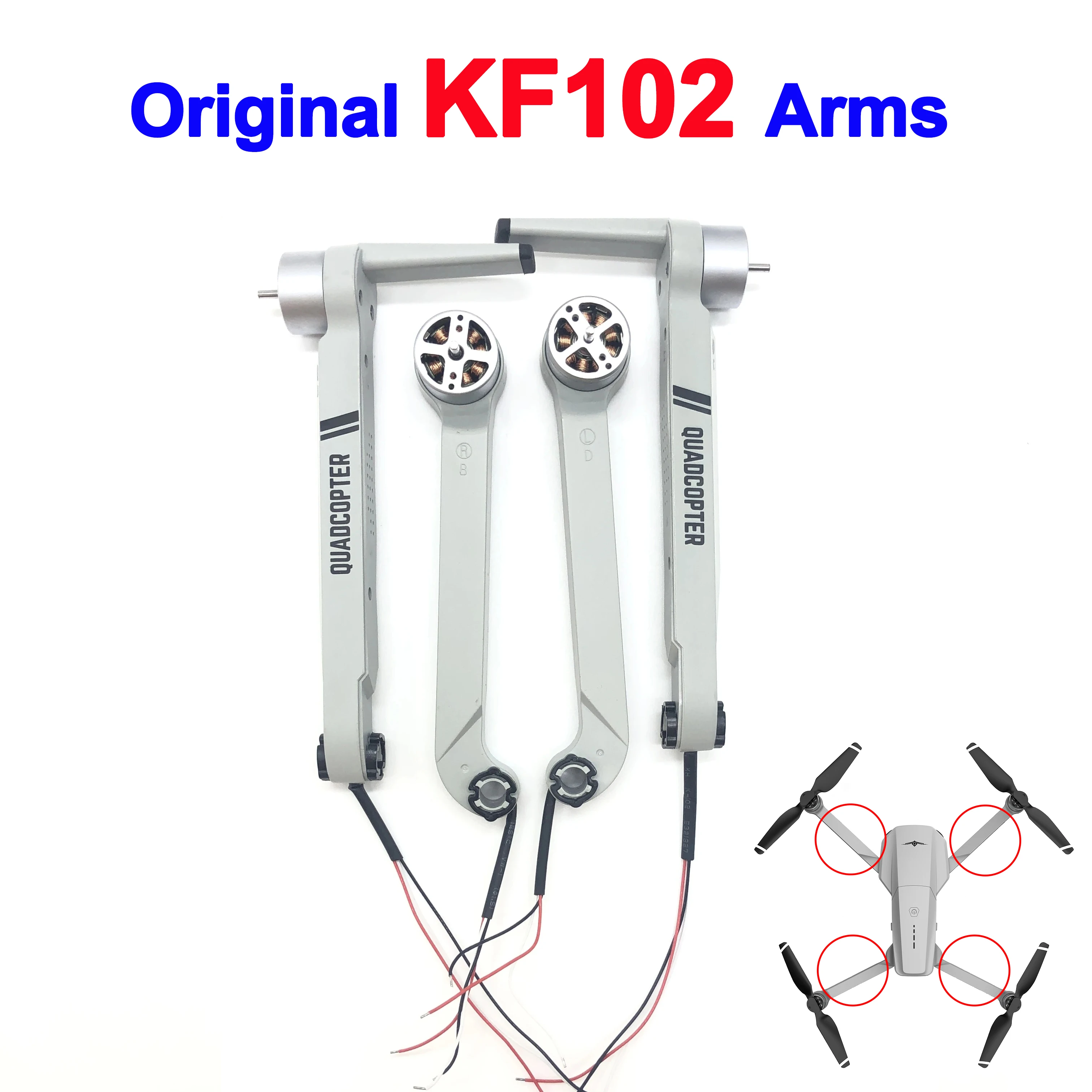 Drone Mapping - KF102 MAX Voor Achter Arm Reserve
