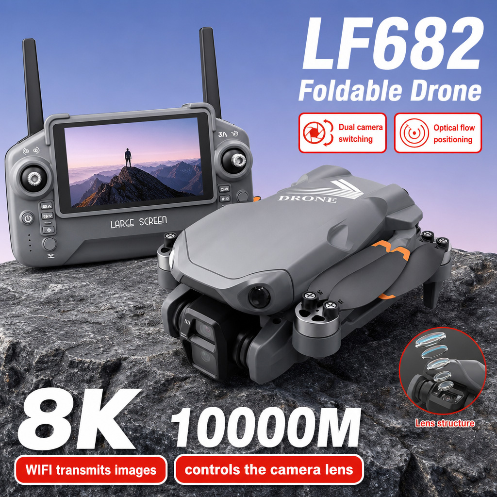 Drone Aerial Photography - Luchtfoto LF682 Drone 8K HD Dubbele