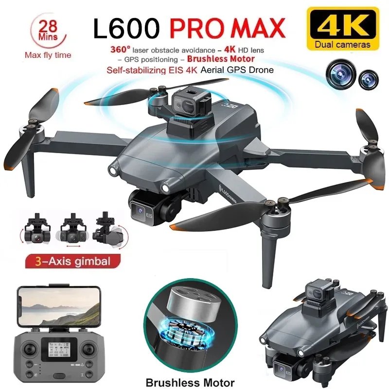 Drone Aerial Photography - L600 PRO MAX GPS Drone Professionele