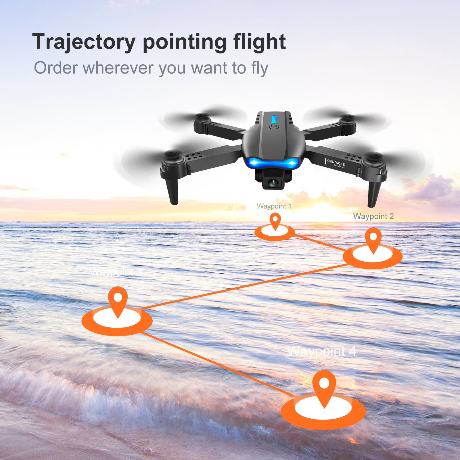 De verbeterde E88PRO MAX opvou - Drone Aerial Photography recensie en prijs