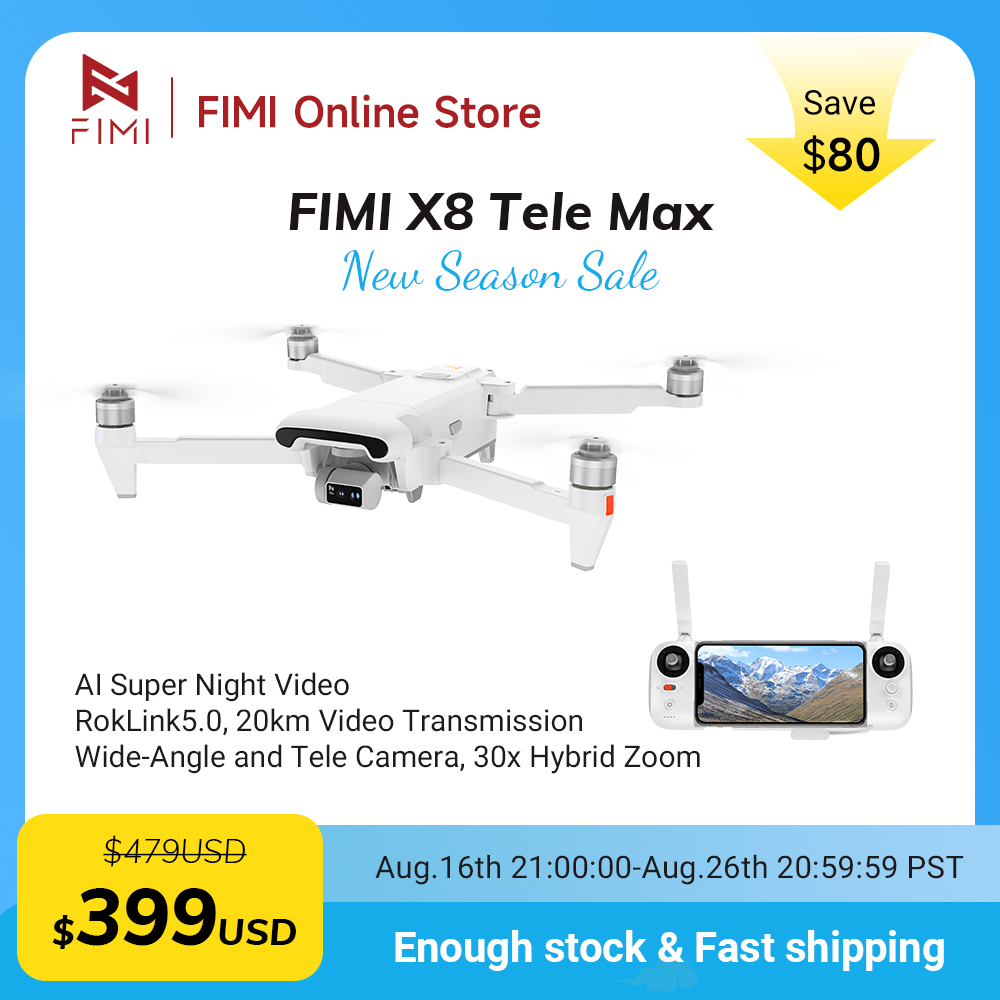 FIMI X8 Tele Max Drone 4K Prof - Drone Thermal Imaging recensie en prijs